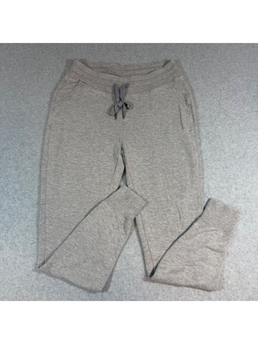 Athleta Women’s Small Gray Jogger Sweatpants Modal Blend Drawstring Lounge Pants